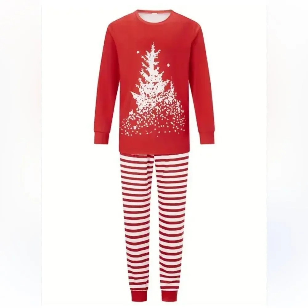 Family + Pet Matching Christmas Winter Pajamas PJs L XL Small Dog